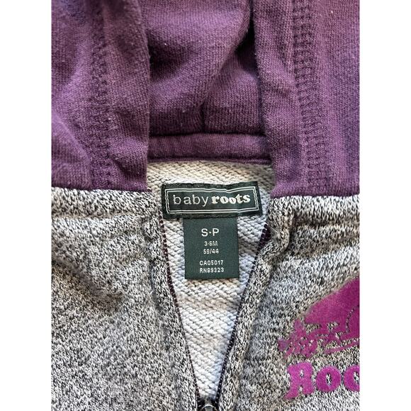Roots Original Full-Zip Raglan Hoodie, 3-6 Months - Picture 4 of 6